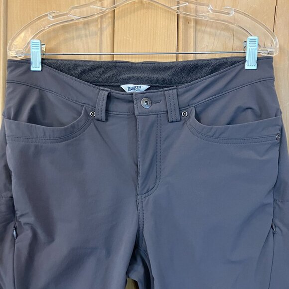Duluth Womens Flexpedition Fleece Lined Hiking Pants Size 10 / 29 Gray SP EXC - Picture 4 of 12